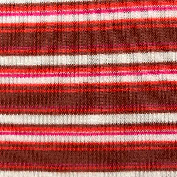 Wild Fable Red Striped Crop Top - Picture 3 of 4